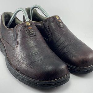Merrell World Legend Stollen Leather Slip-On Shoes Brown (J45051) Men's Size 9